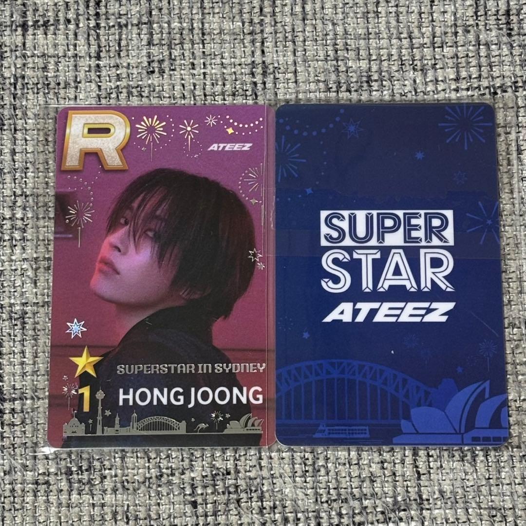 superstar ATEEZ Sydney 限定 PVC トレカ ホンジュン