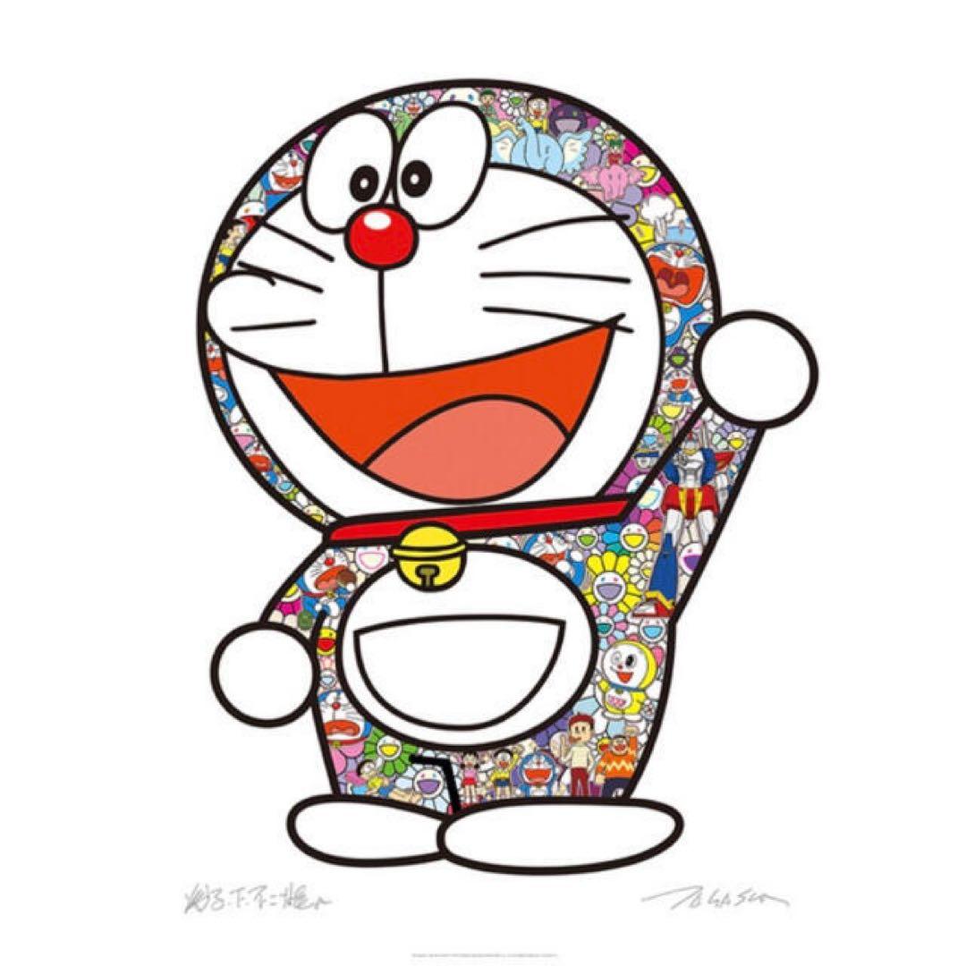 村上隆 版画 ED300 ドラえもん　えいえいおー！