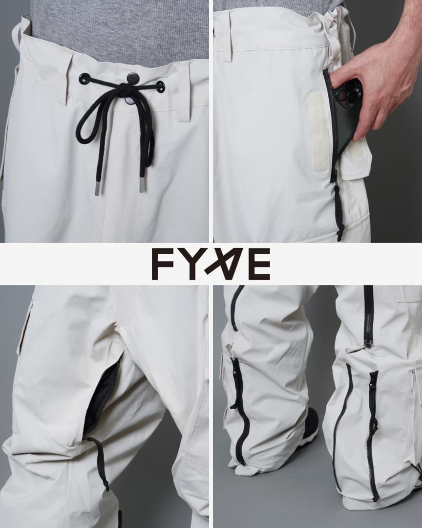 Fyve ファイブ スノーボードウェア フーディ パンツ M 新品 F