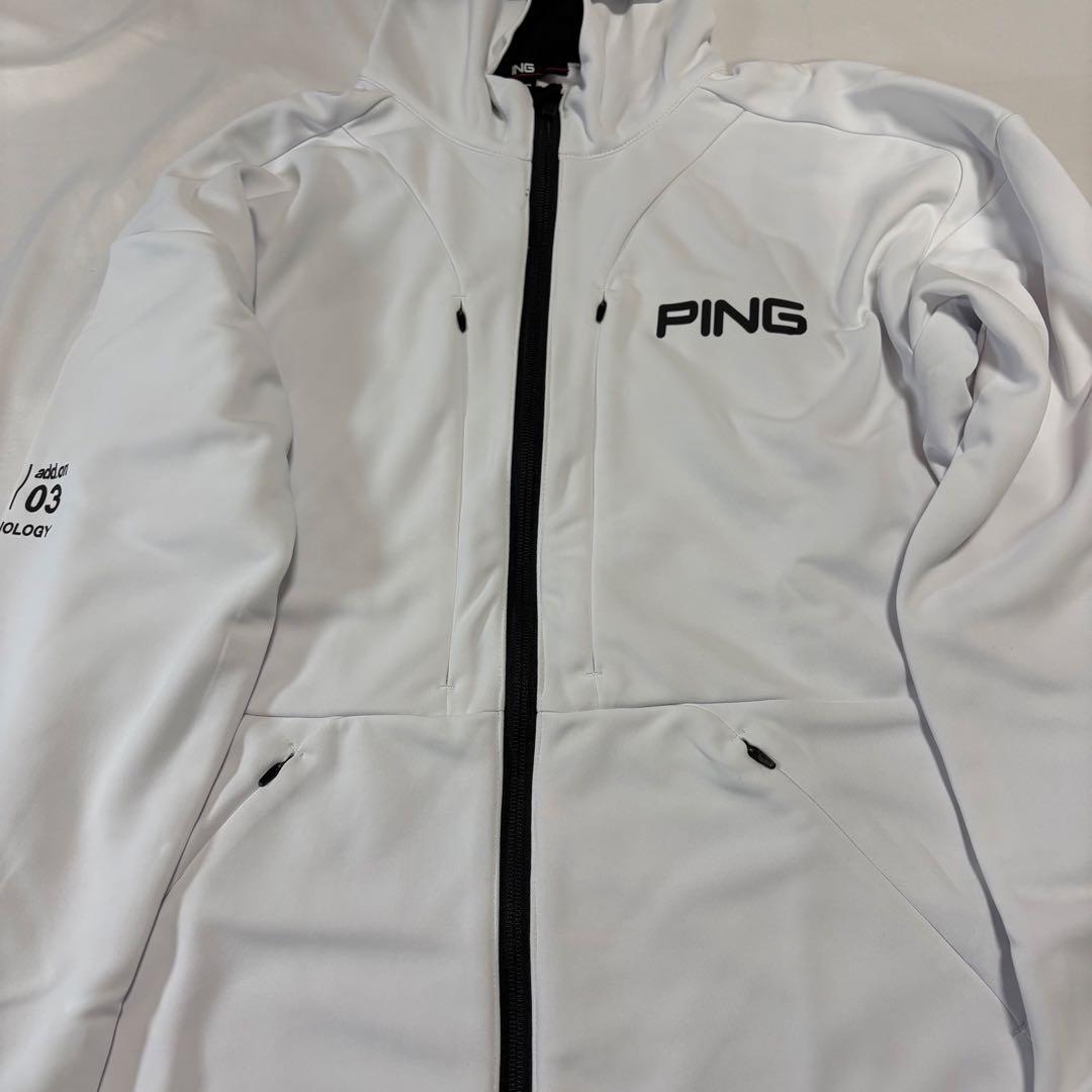 新品 PING ピン アドエルム コンパクトニット フーディー　パーカー M