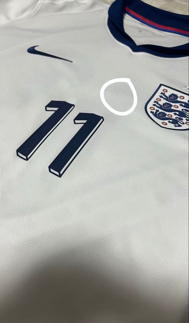 イングランド代表 2024 ホーム ユニフォーム #11 フォーデン XL