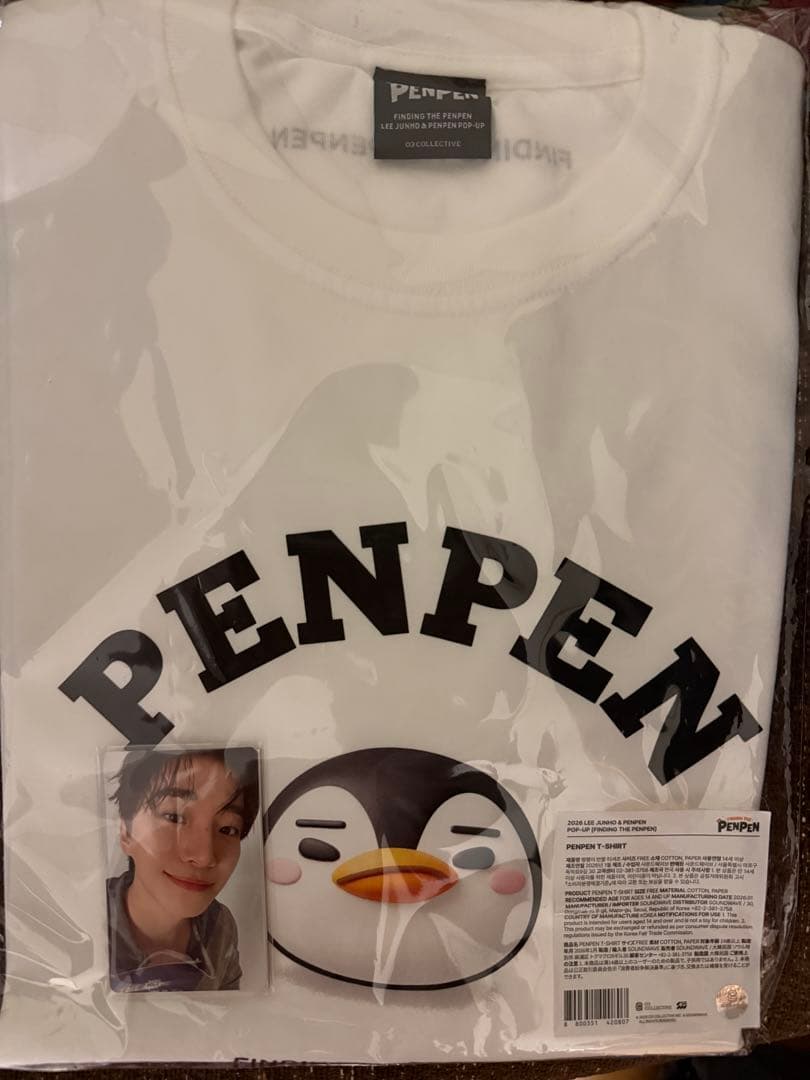 ジュノ 韓国ポップアップ ペンペン Tシャツ