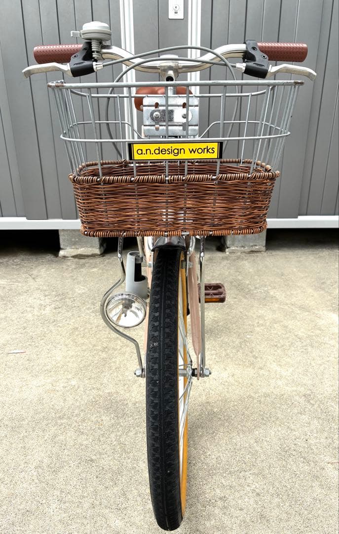 a.n.design works 子供用自転車 20インチ ベージュ