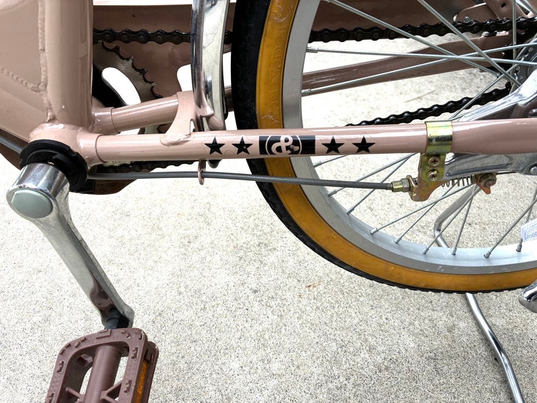 a.n.design works 子供用自転車 20インチ ベージュ