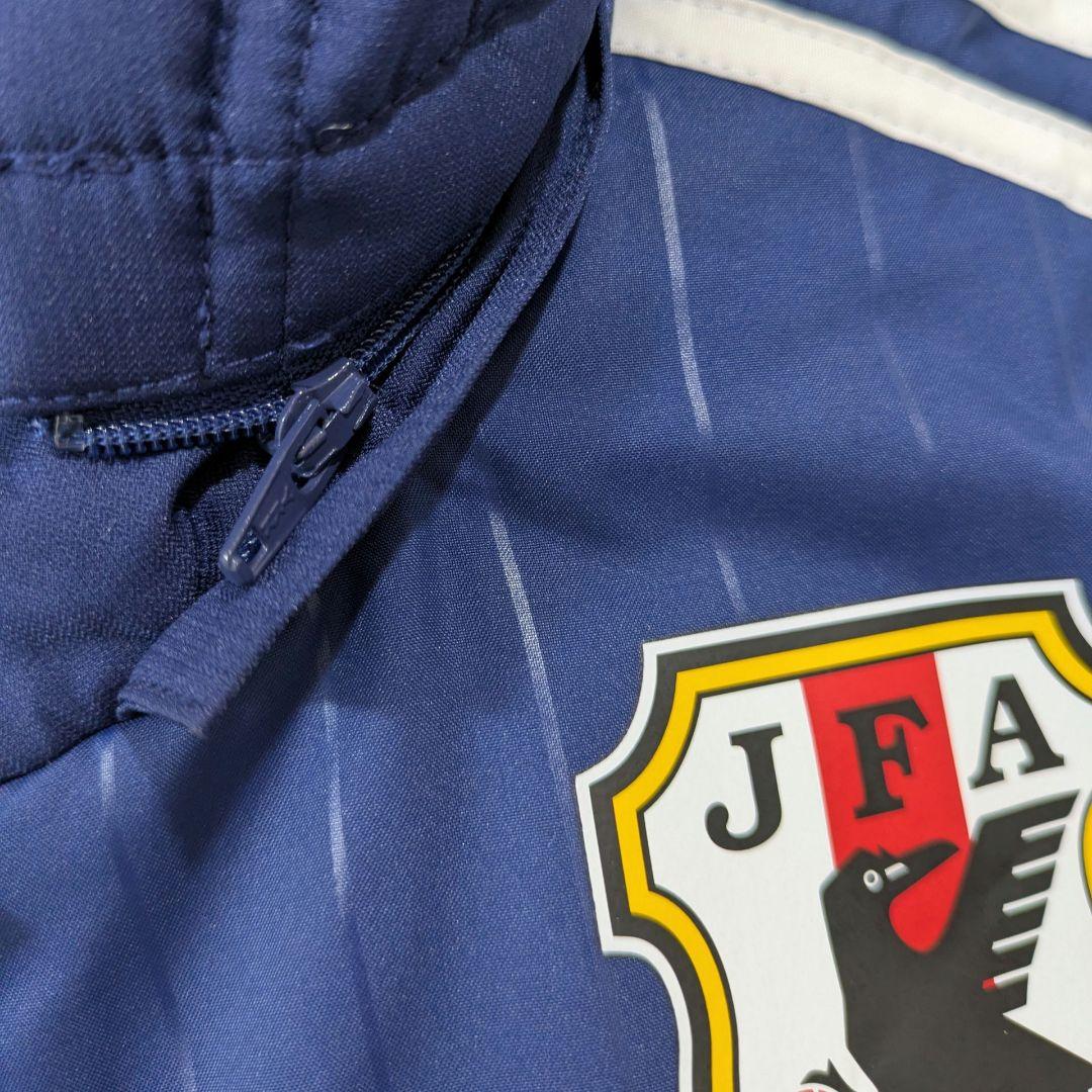 【adidas】日本代表 JFA 中綿ジャケット L ネイビー クリーニング済