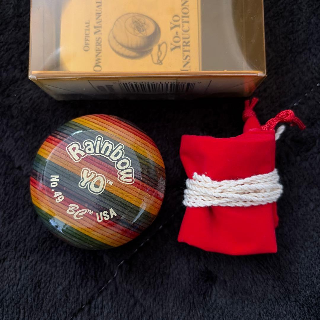 BC YoYo　レインボーヨーヨー　希少　木製　USA no.49 レア品