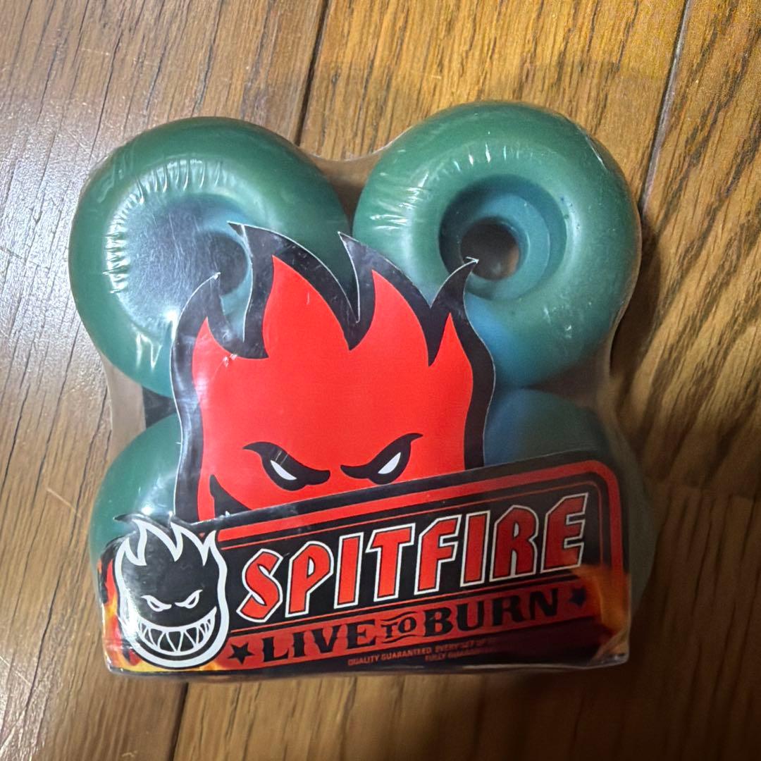 Vintage SPITFIRE スケートボードウィール 青緑セット