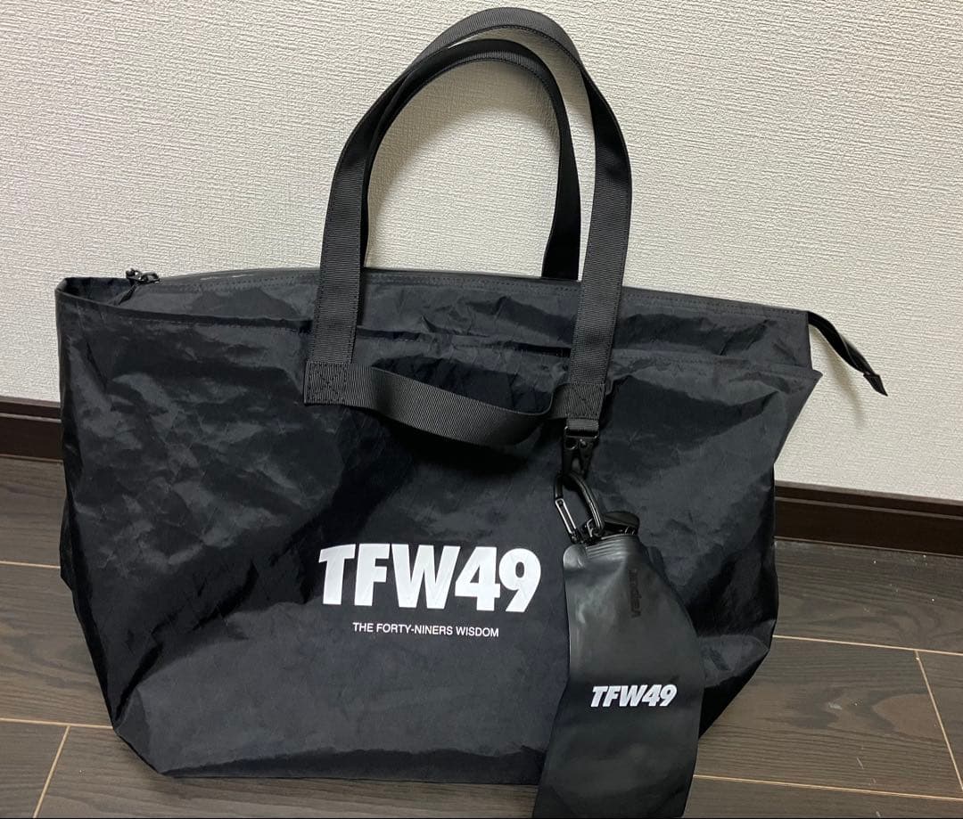 TFW49 X-PAC トートバッグ　BIG 完売品　ブラック　おまけ付き