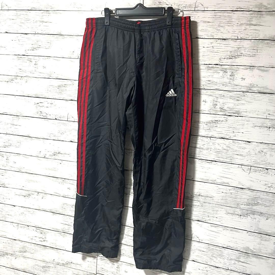 【上下セットアップ】adidas トラックジャケット　刺繍ロゴ　L B494