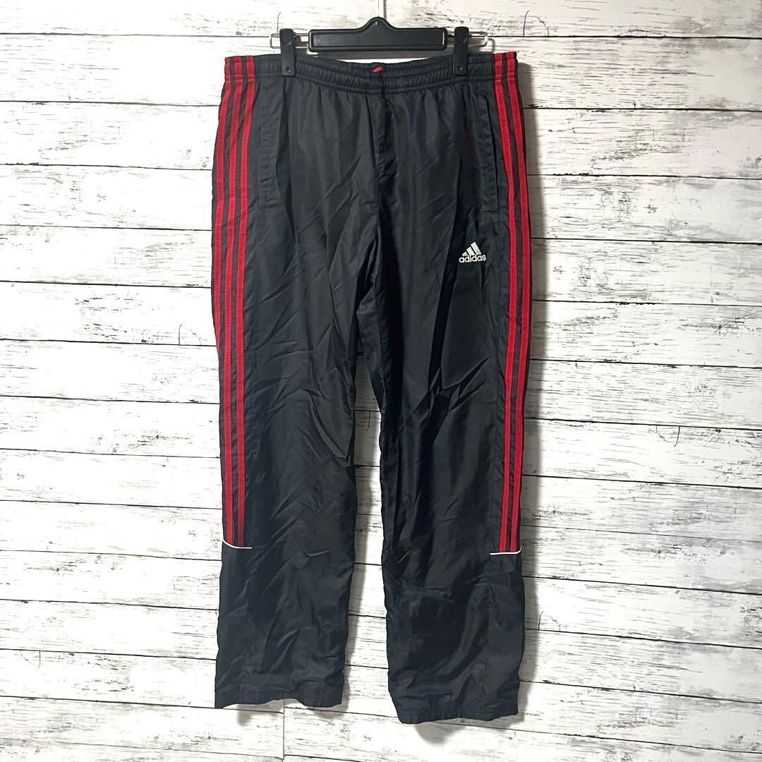 【上下セットアップ】adidas トラックジャケット　刺繍ロゴ　L B494