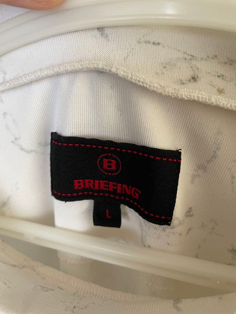 BRIEFING メンズ　モックネックシャツ