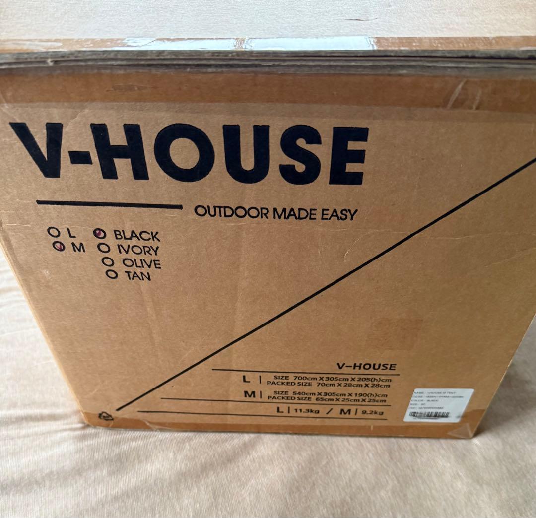 黒新品57%of MINIMAL WORKS Vハウス テント M ブラック