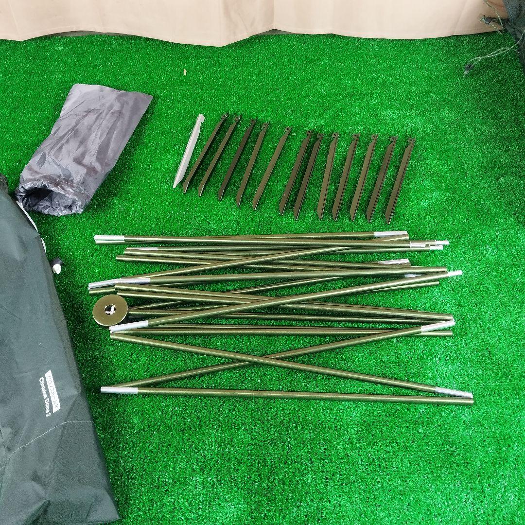 極美品　クロノスドーム2 山岳テント　カーキ　軽量コンパクト