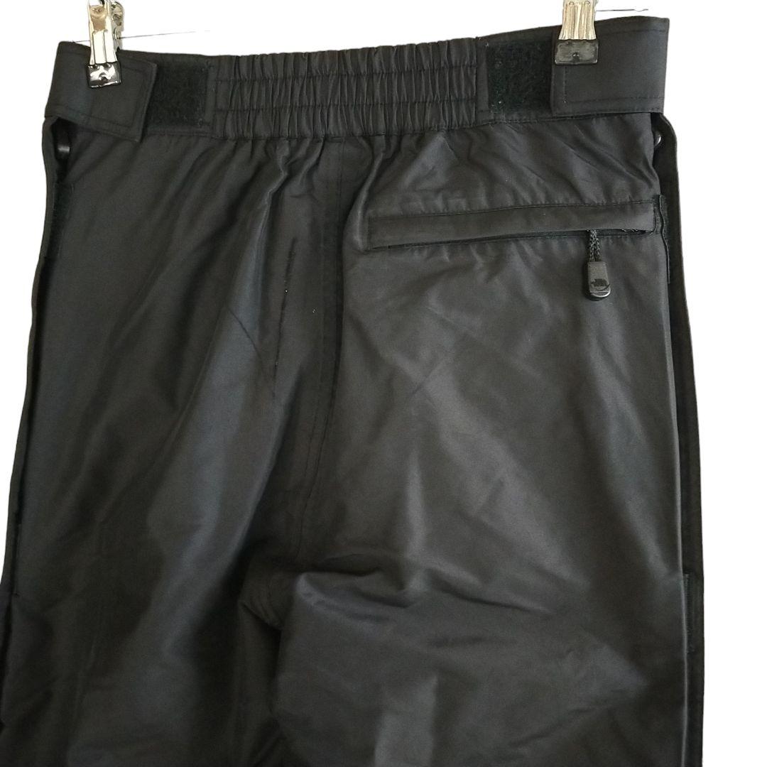 【キズ有 高機能】US ノースフェイス スノーボード パンツ フルジップ 黒 S