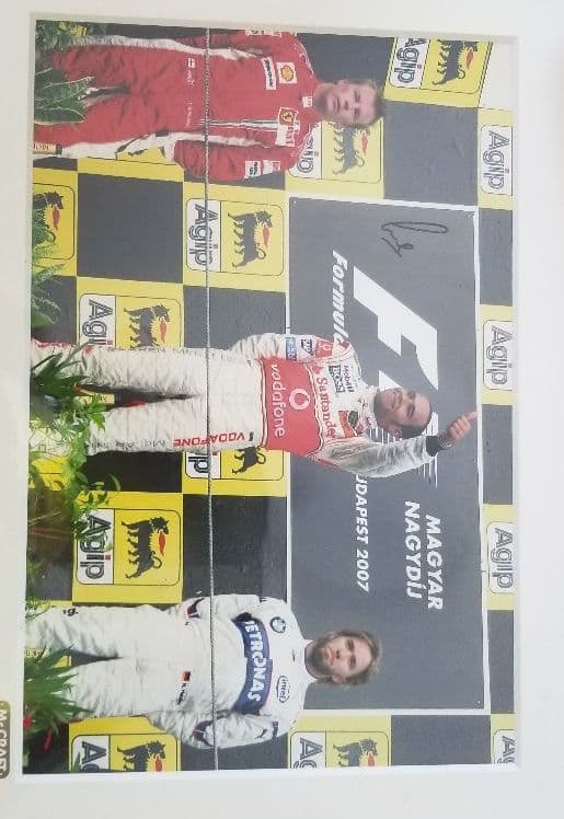 F1、ルイス・ハミルトン、直筆サイン、パネル、証明書あり、マクラーレン時代
