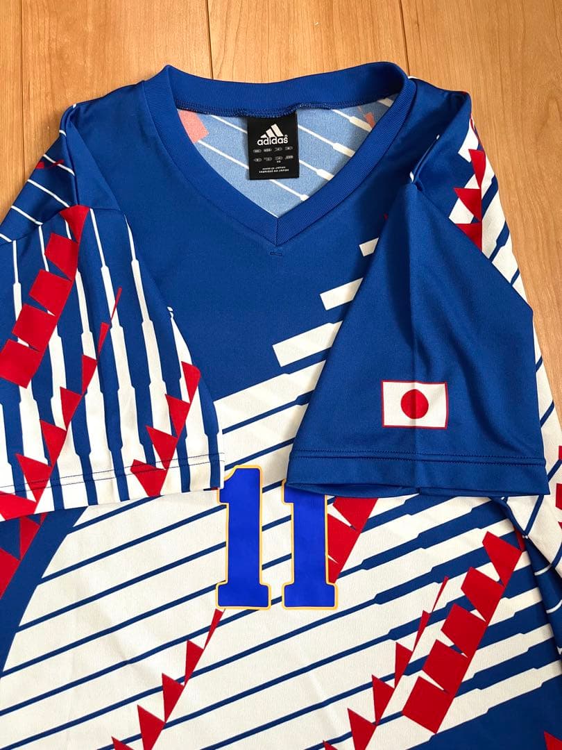 希少サイズ adidas 日本代表 ユニフォーム ドーハ KAZU カズ 11番