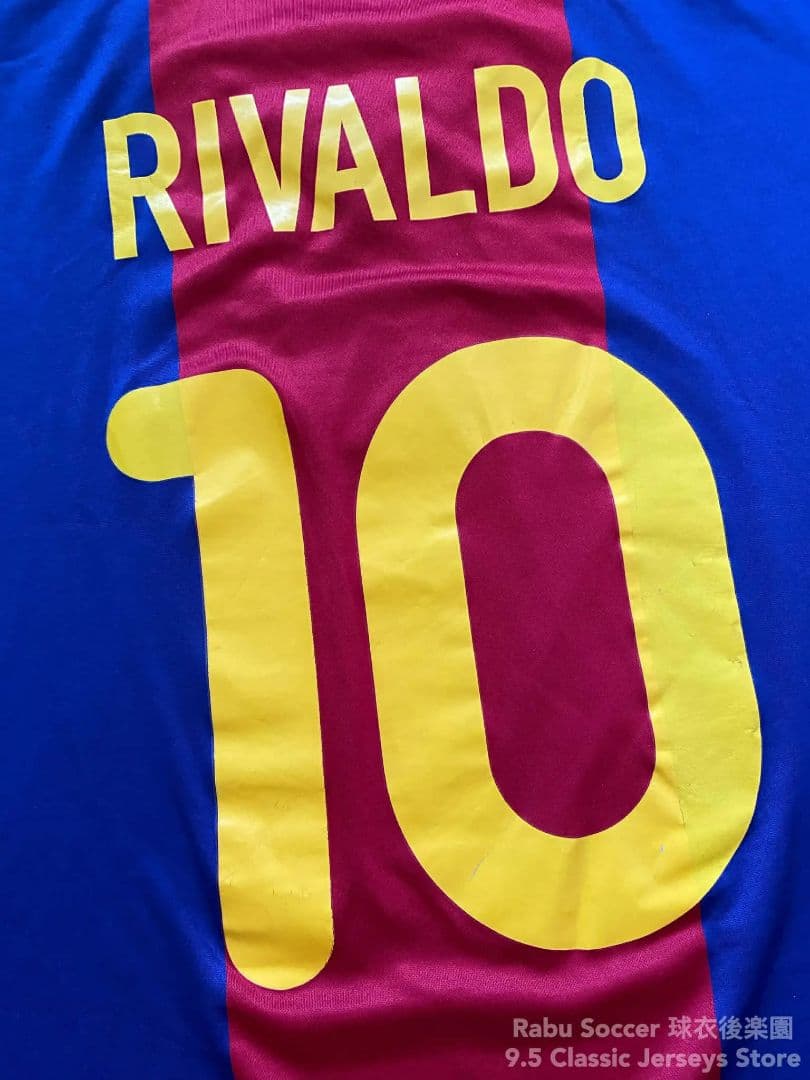 バルセロナ 00/01 ホーム 100周年記念 ユニフォーム #10 リバウド
