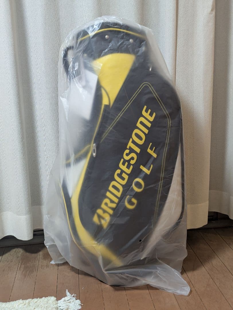 新品未使用BRIDGESTONE キャディバッグ ブラック/イエロー