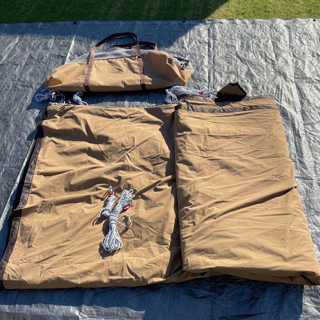 美品 tent-Mark DESIGNS　焚火タープ TC マルチコネクトレクタ