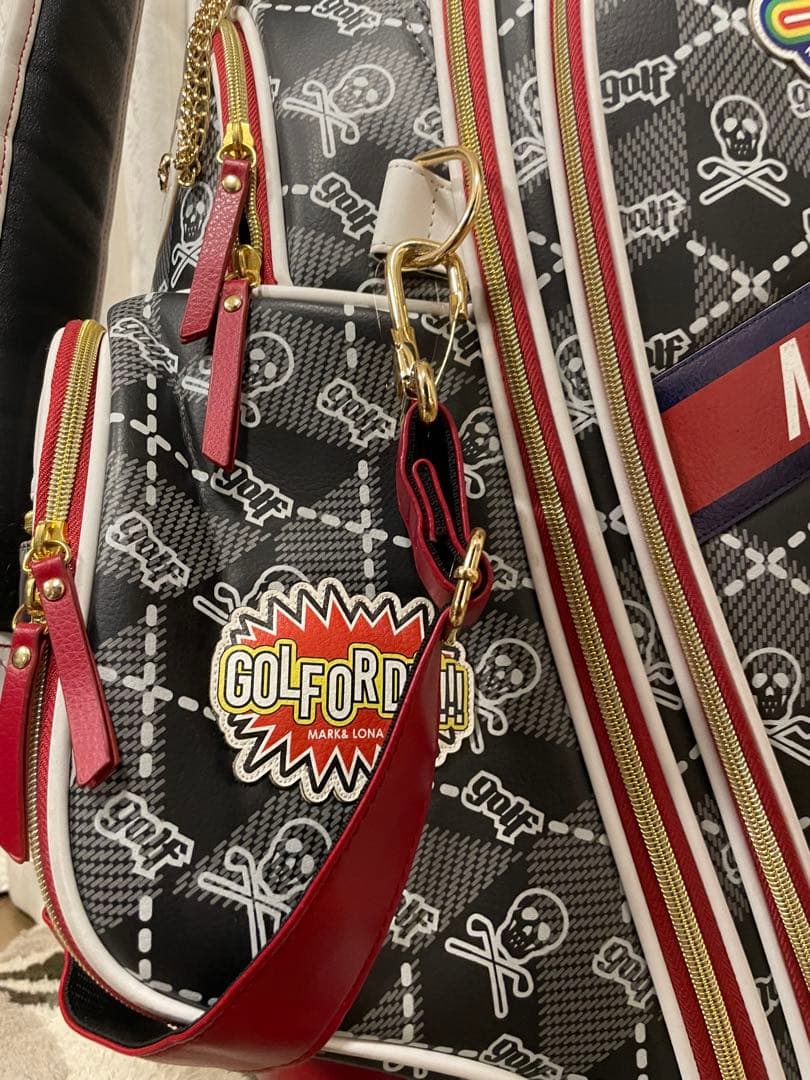 極美品MARK&LONA完売品　早い物勝ち⭐︎希少⭐︎モノグラム　ネームプレート付き