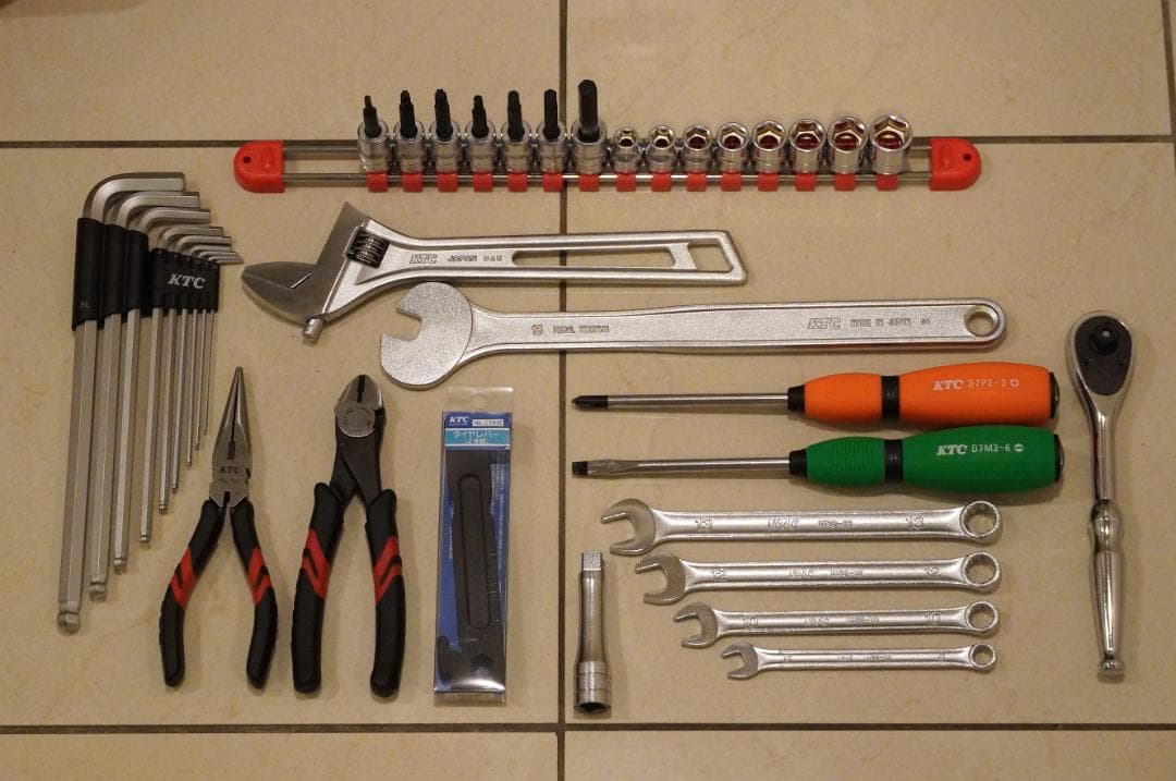 KTC 自転車整備用工具キット