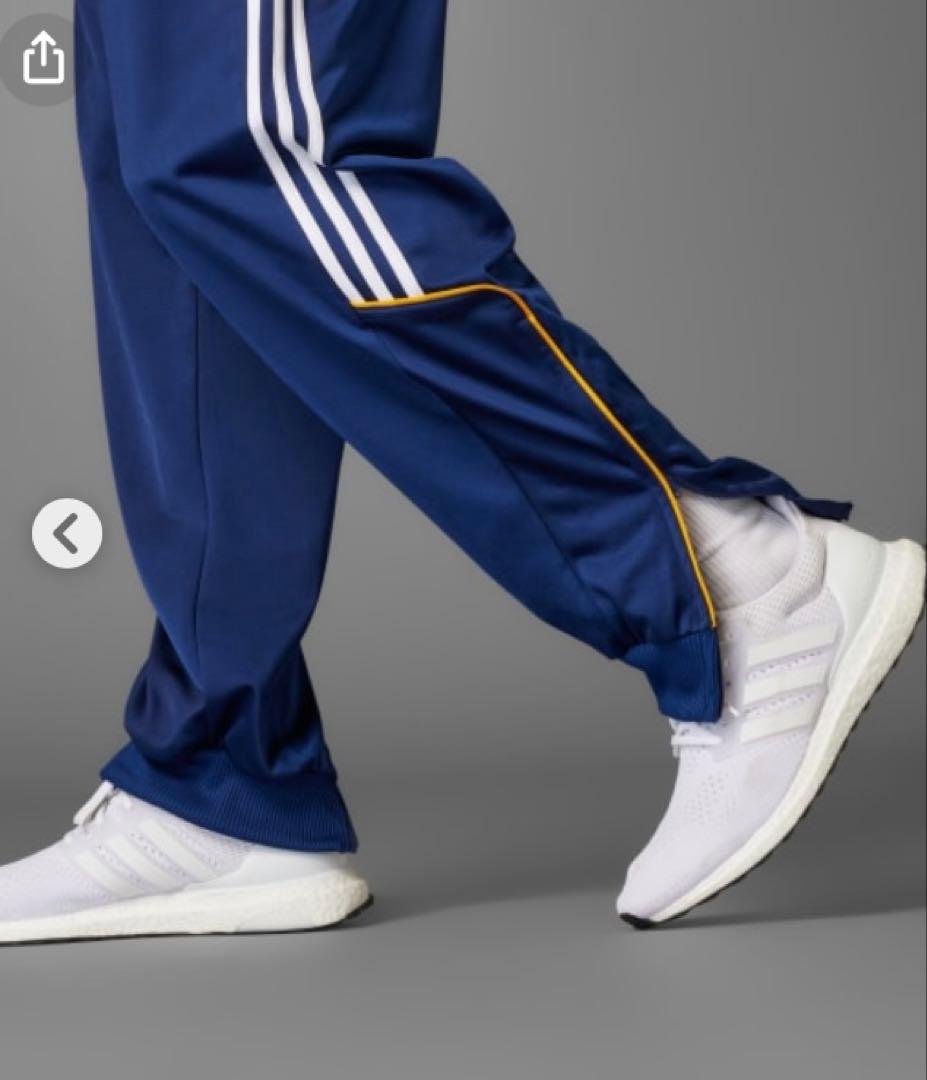 adidasレアル・マドリード トラックパンツ JON55(ダークブルー) S