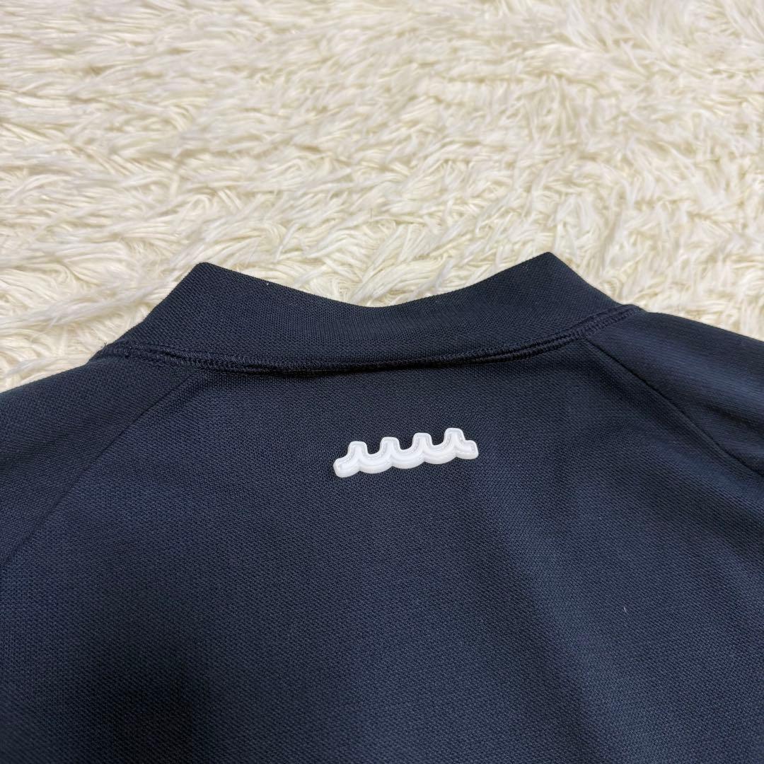 【ムータマリン】美品 モックネック ネイビー ワッペン 6サイズ メンズ