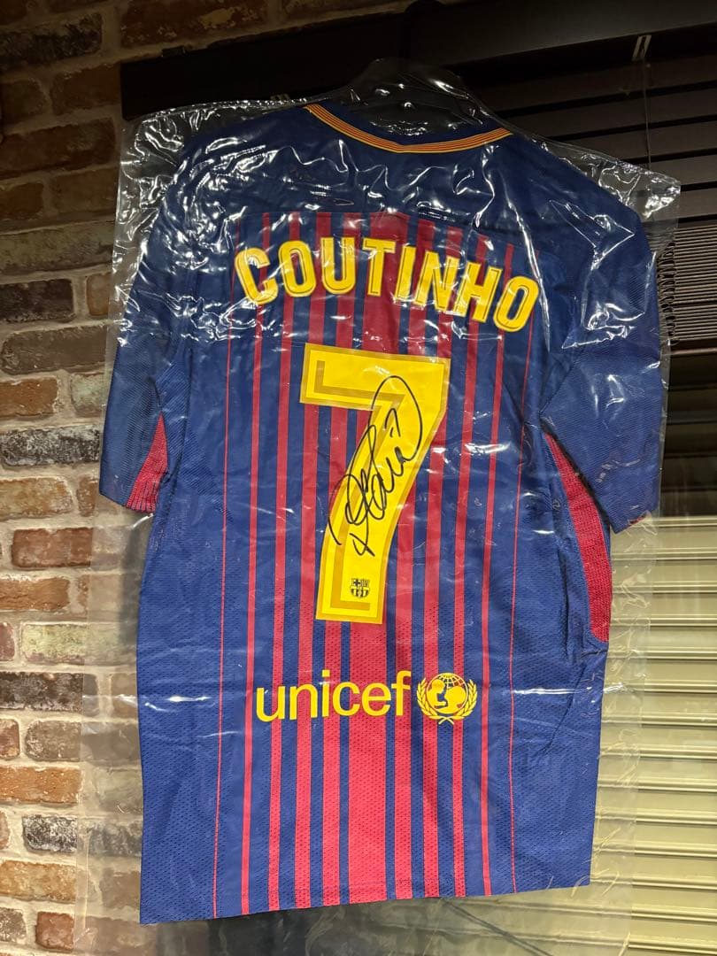 Barcelona Philippe Coutinho サイン ユニフォーム