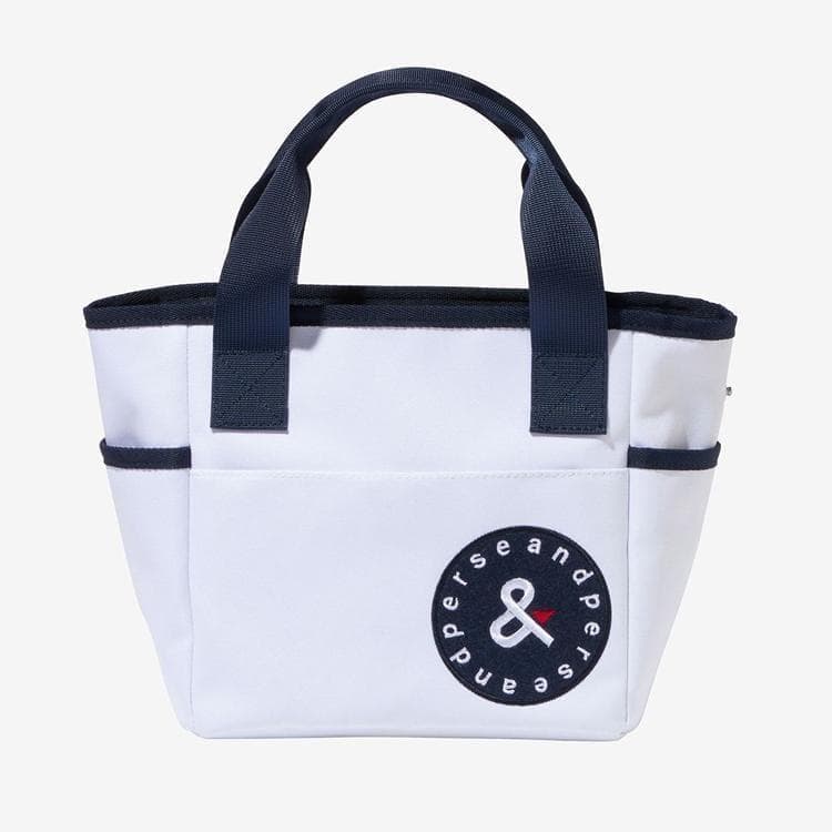 新品 and per se アンパスィ カートバッグ ラウンドバッグ NAVY