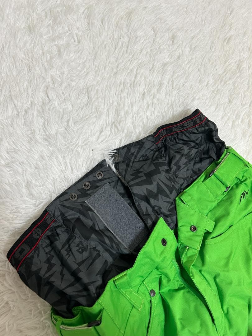 エスティボ スノーボード パンツ L 紺 中綿 スノボウェア メンズ