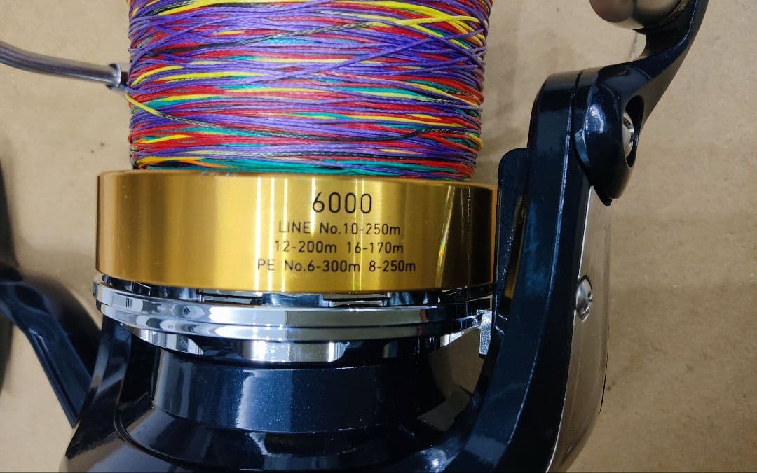 DAIWA ダイワ タマンモンスター6000 リール PEライン付き