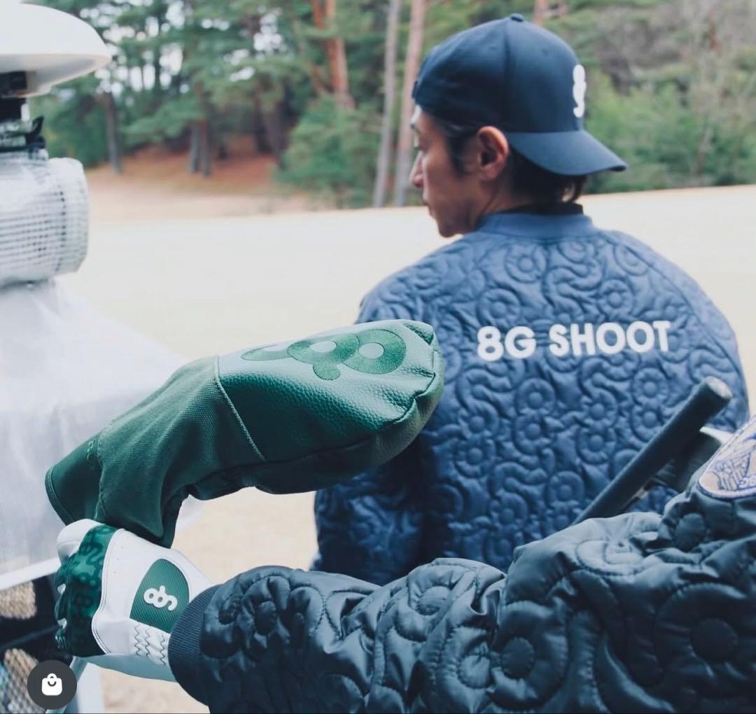 【値下げ交渉歓迎】8G SHOOT キルティングプルオーバー チャコール L