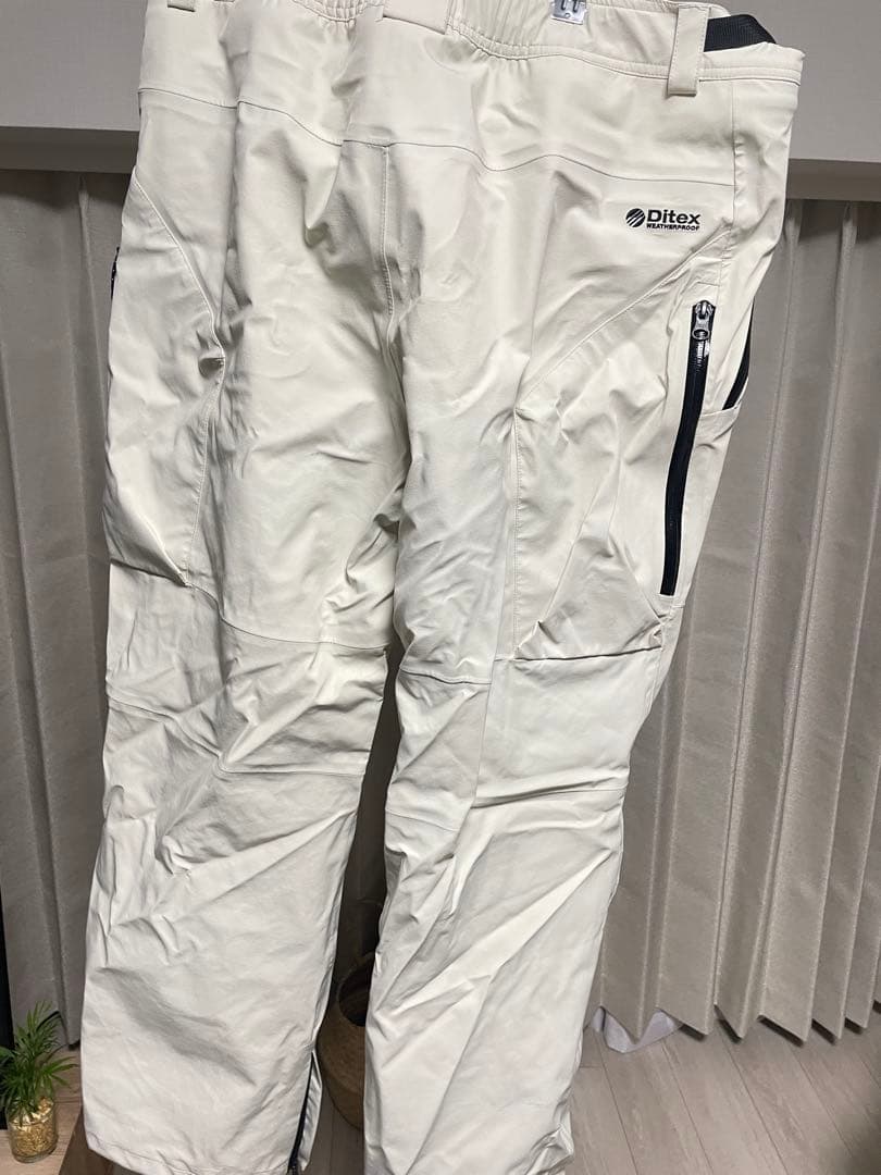 【中古】DIMITO スノーボードウェア セットアップ（アイボリー）
