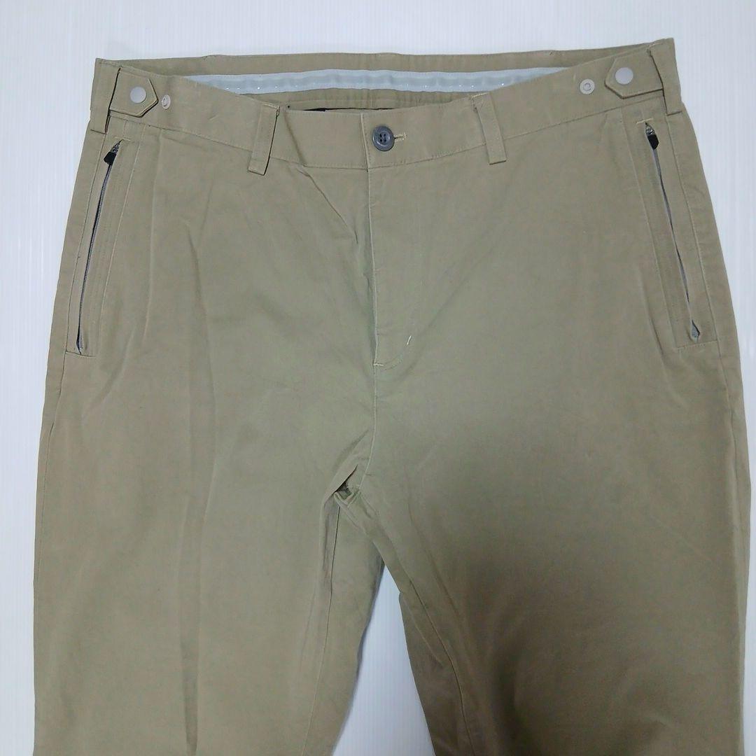 BEAMS GOLF ウエストアジャスタブルボタン付 ストレッチ チノ XL