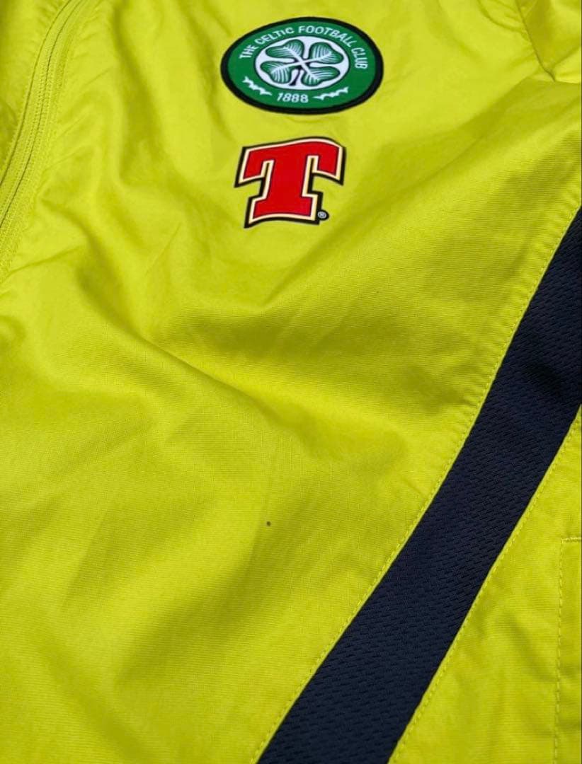 ナイキ セルティック ナイロンジャケット　古着　ビンテージ　サッカーピステ