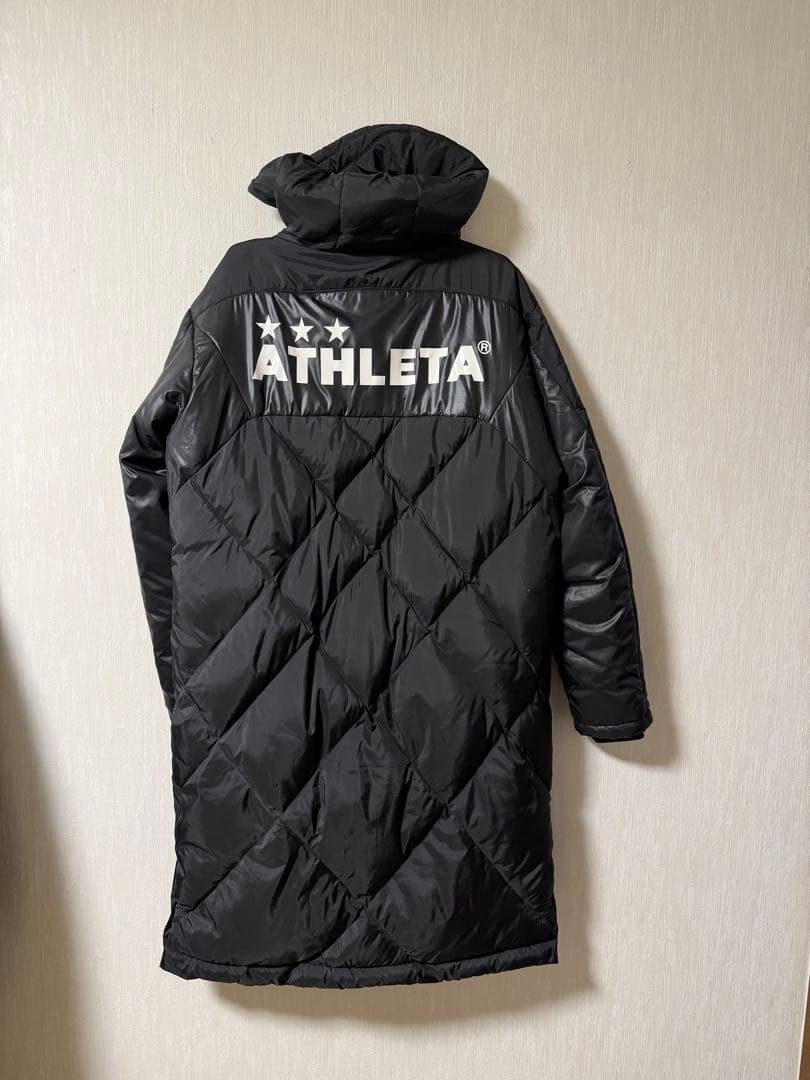 アスレタ ATHLETA ベンチコート ブラック