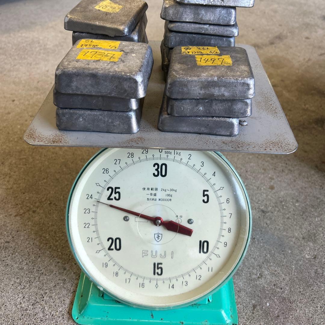 鉛 インゴット 約23.9kg