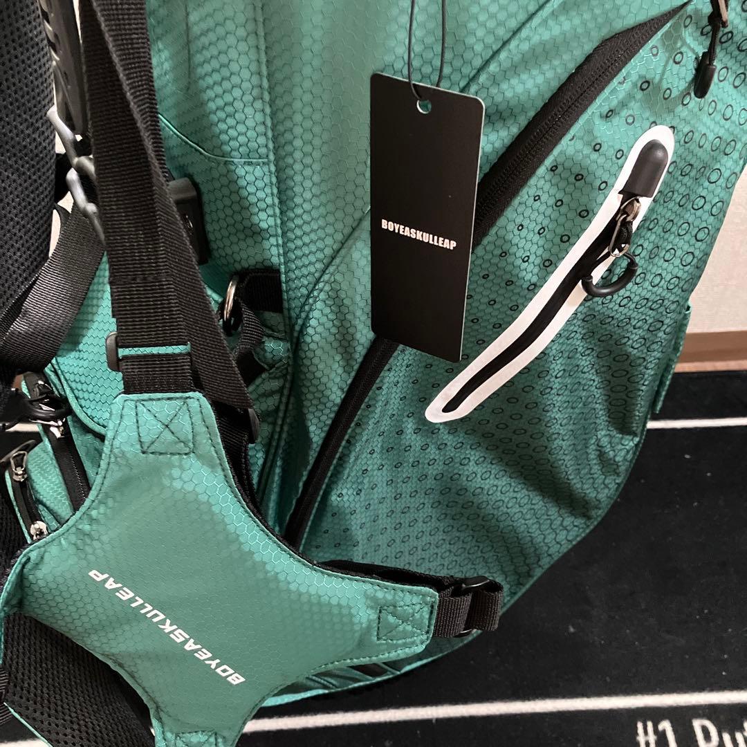 即日発送 新品 BSE GOLF 14分割 軽量 スタンドバッグ グリーン