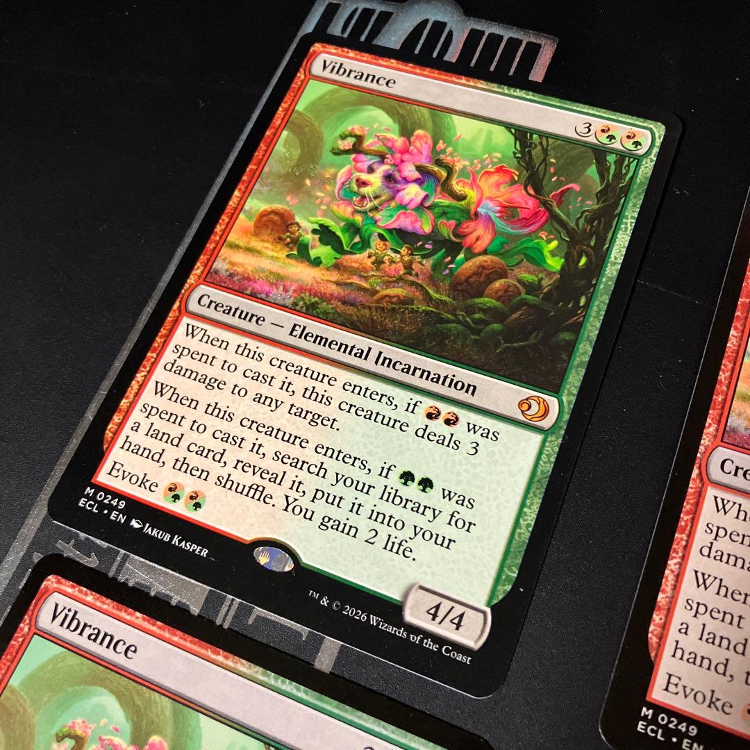 【英語版】MTG　鮮麗　4枚組