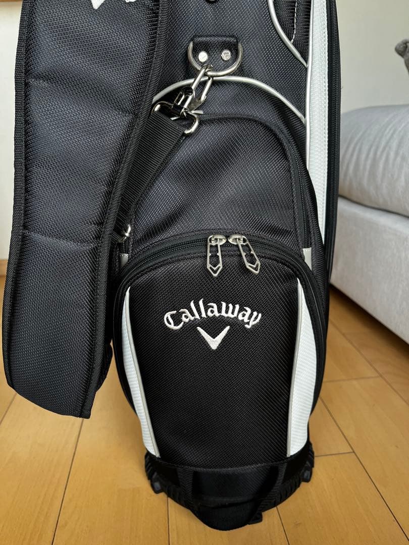 超美品キャロウェイcallaway カートキャディバッグ　ブラック　ゴルフバック
