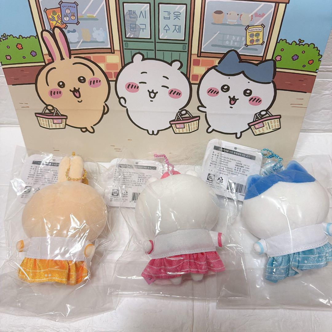 韓国 ちいかわ うさぎ ハチワレ 韓服 ぬいぐるみ キーリング ステッカー