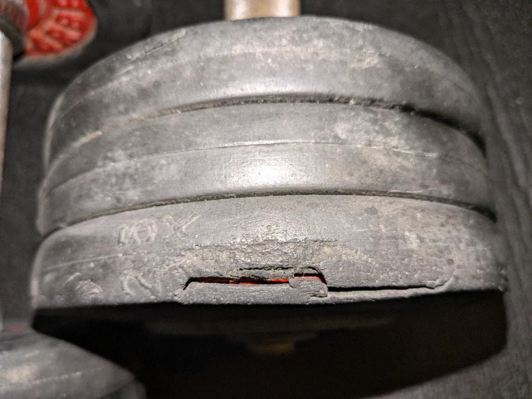 タザキTAZAKI　ファットグリップダンベル　17.5kg　2個　　ボディビル