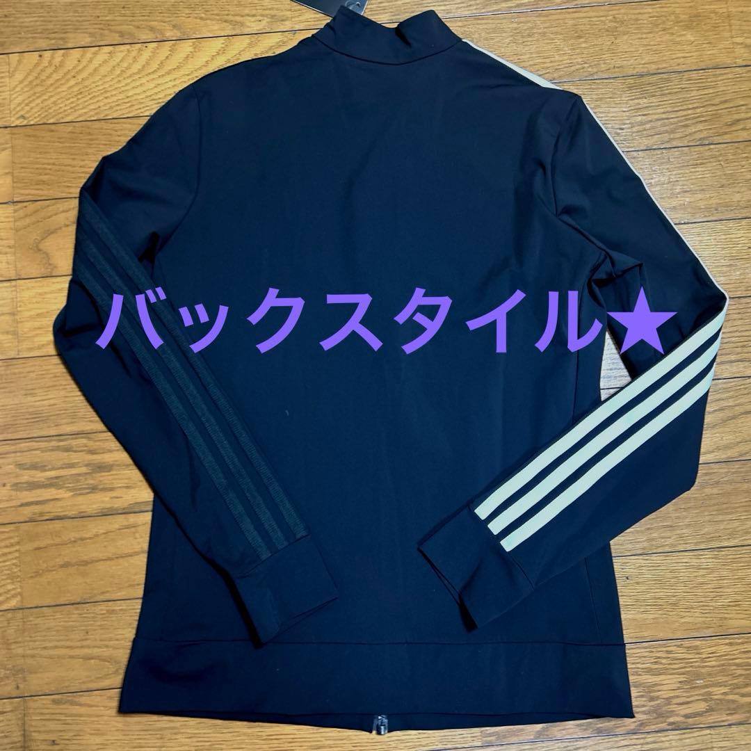 新品❣️adidas アディダス☆PRIMEBLUE 白&黒LINE♡ナイロンJK