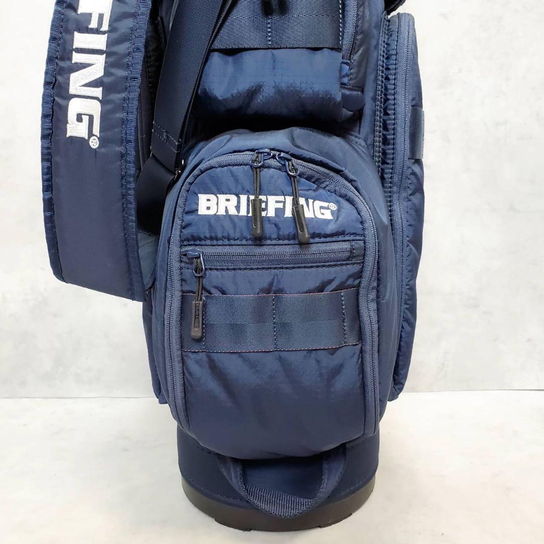 BRIEFING CR-6 キャディバッグ ネイビー 軽量 2.8kg 8.5型