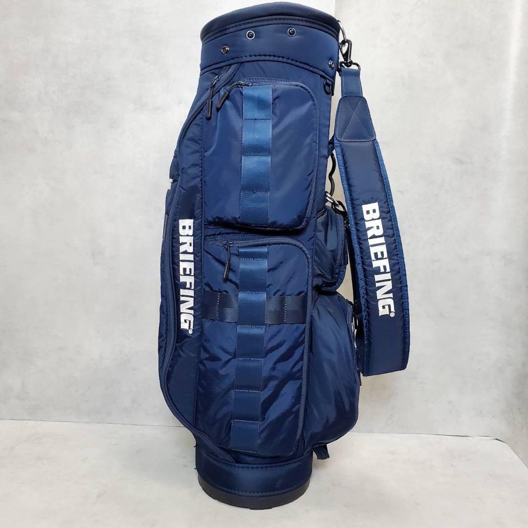 BRIEFING CR-6 キャディバッグ ネイビー 軽量 2.8kg 8.5型
