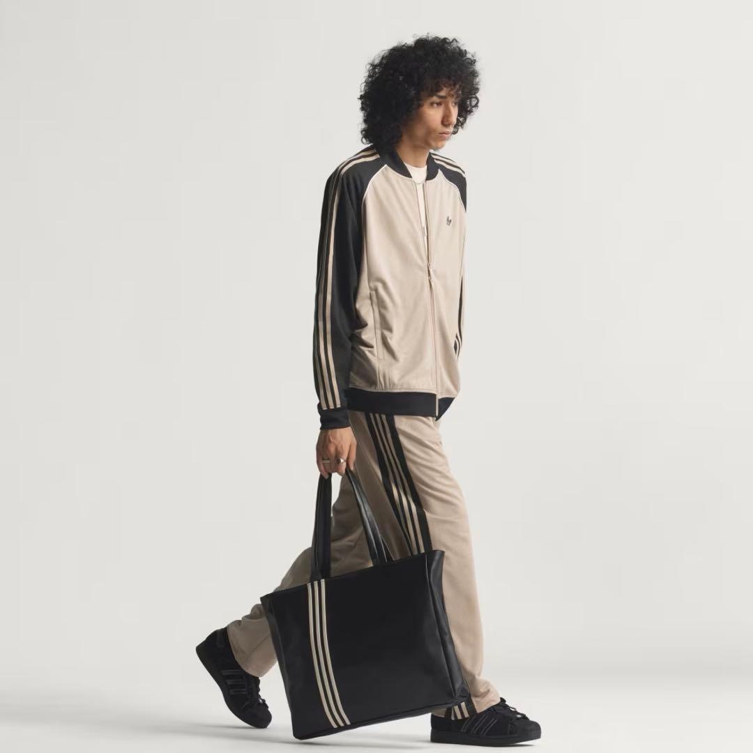 adidas 藤井風さん着用 ルーズ メッシュ トラックトップ/パンツ セット