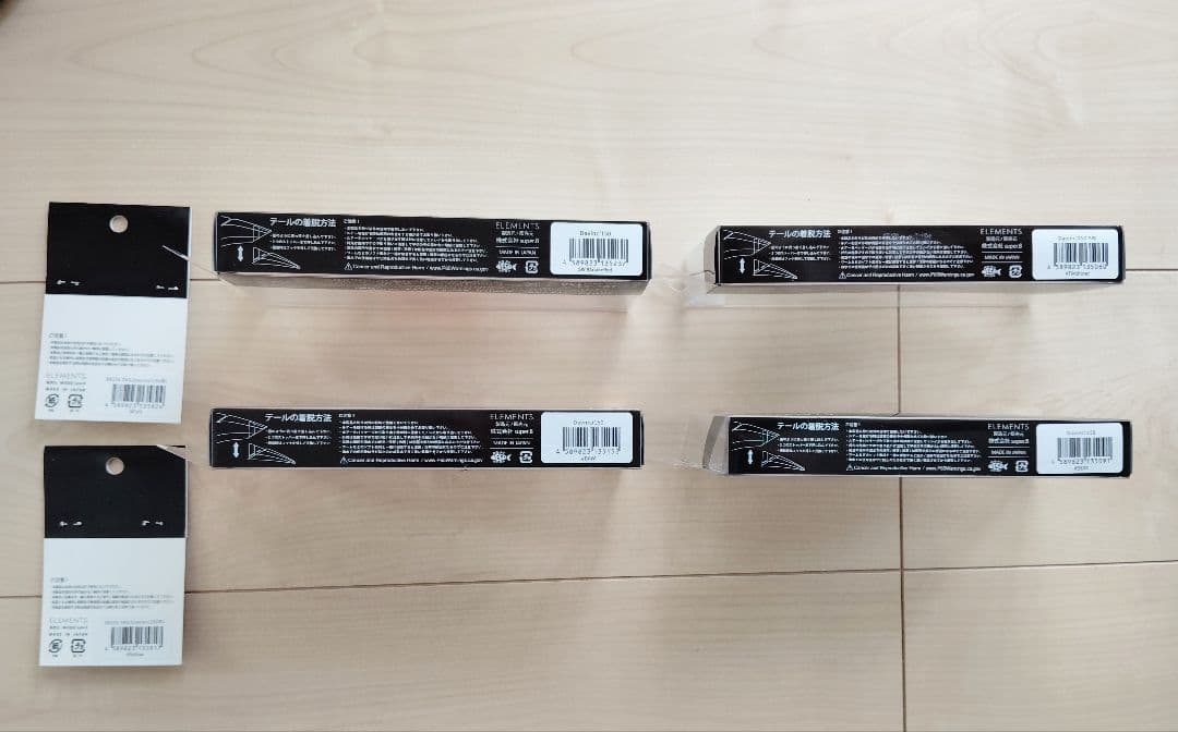 新品未使用エレメンツ　ダヴィンチ150 4本セット+デルタテール2個
