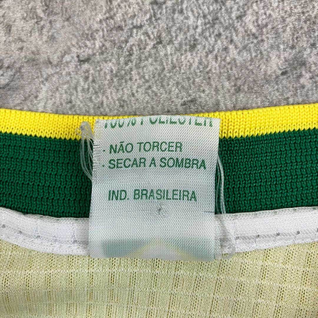サッカーブラジル代表 #9 スーベニア ゲームシャツ 古着 プリントサイン L