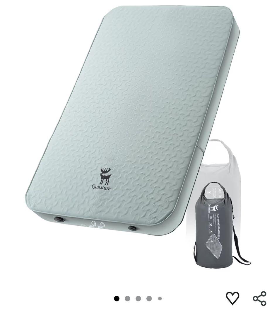Qunature インフレーターマット ダブル 別売り電動ポンプ付