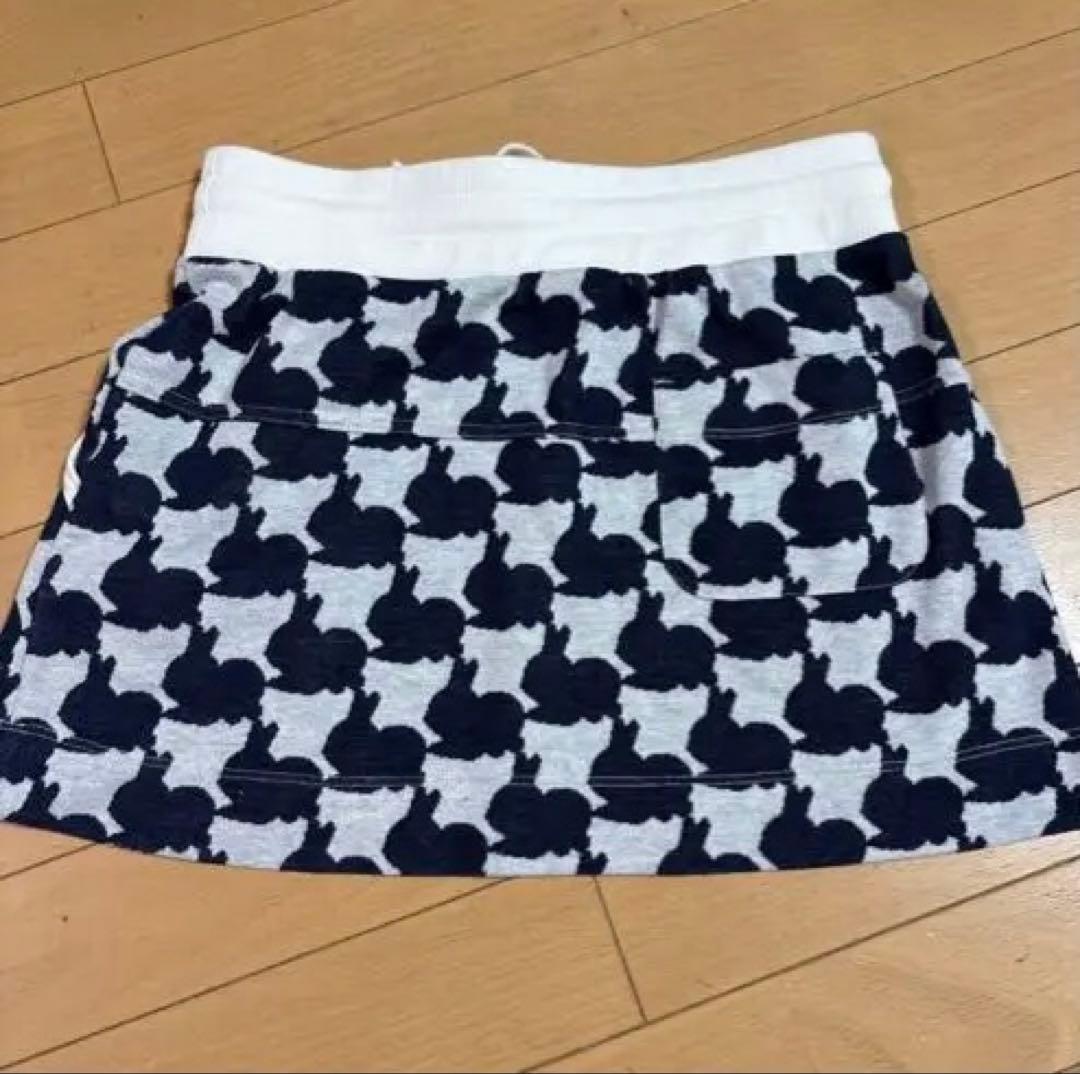 FILA フィラ　うさぎ柄 フード付きジャケットとスコート　M ウサギ　ネイビー